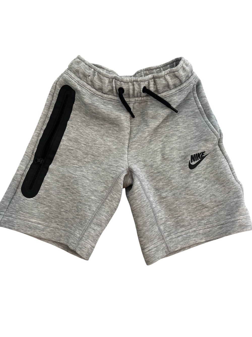 Nike Kids Light Gray tech Fleece Shorts youth XS